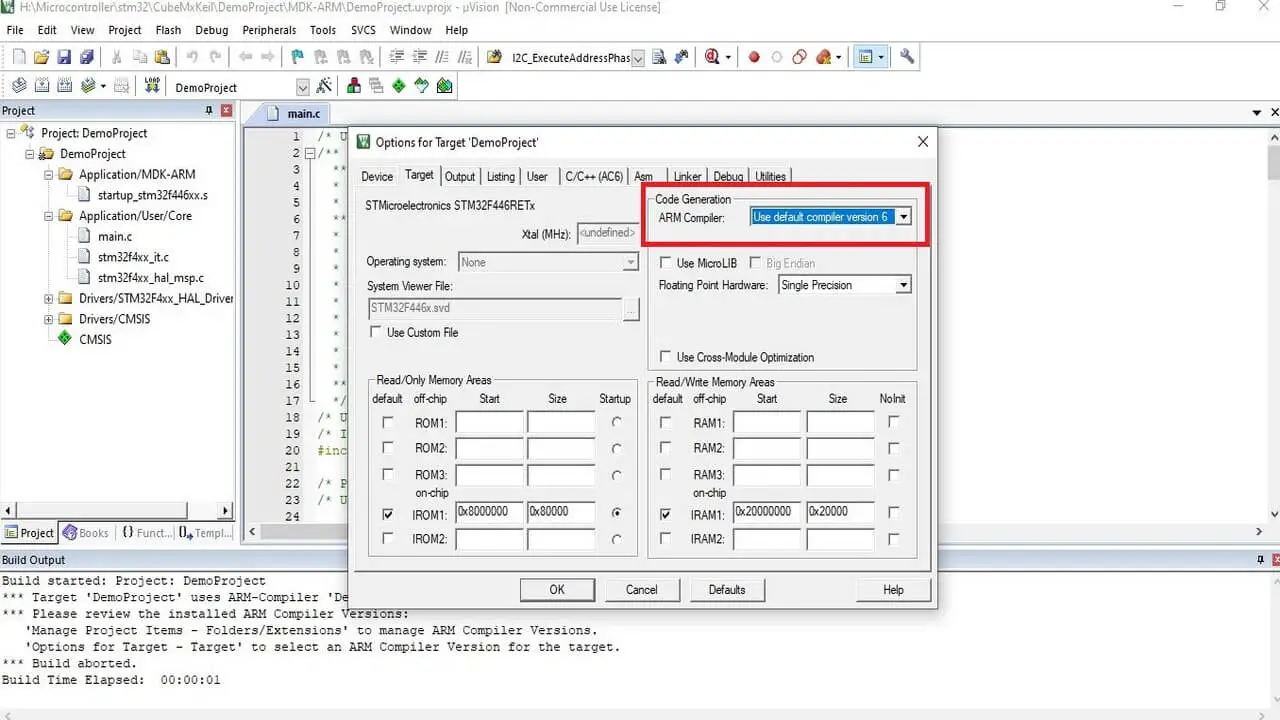 How To Create A Project In Stm32CubeMX For Keil Uvision Ide