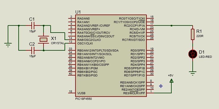 pic pwm circuit diagram in proteus