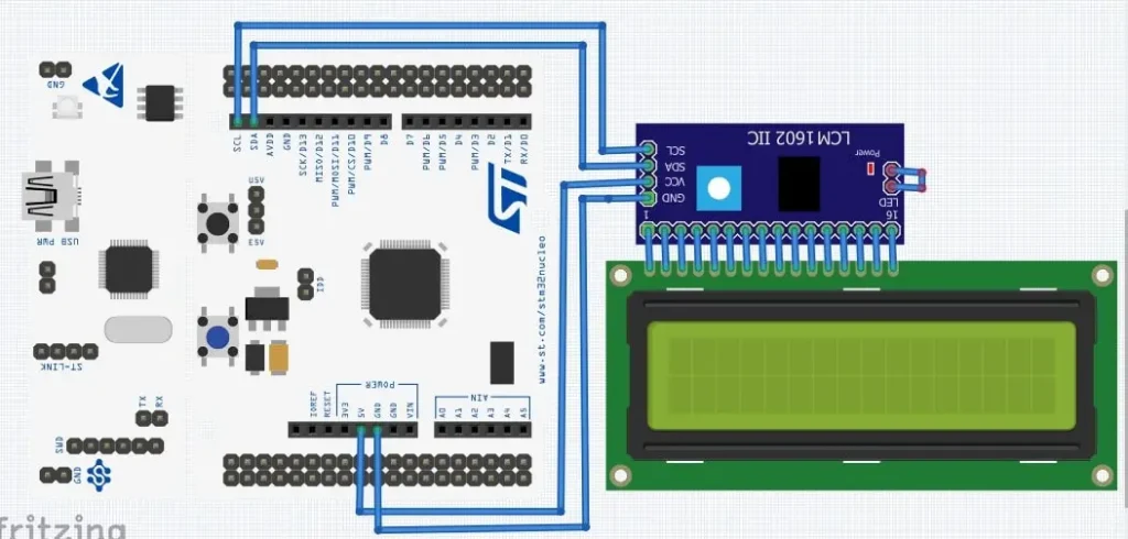 Interfacing STM32 With I2C LCD : HAL Example Code Included