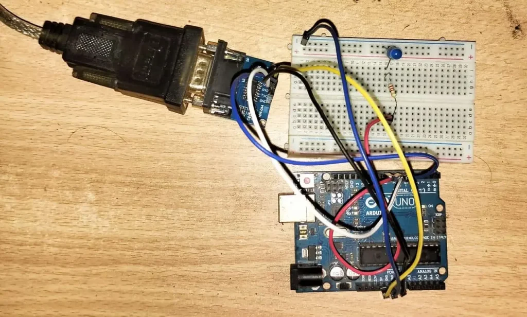 Interfacing Arduino with RS232 communication protocol