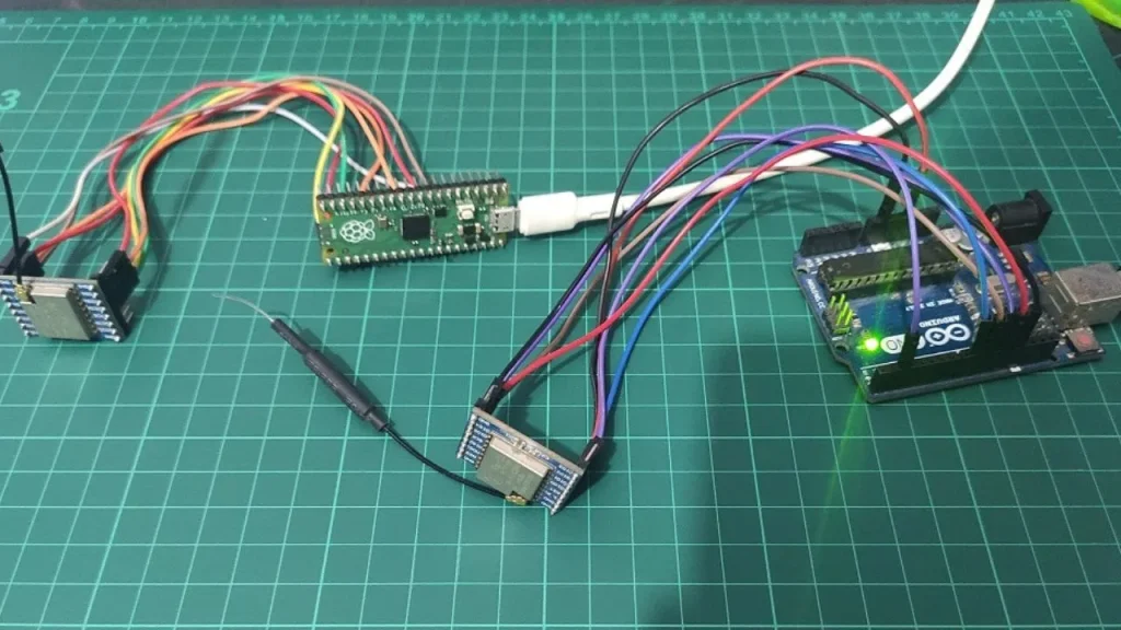 Interfacing between LoRa and Raspberry Pi Pico